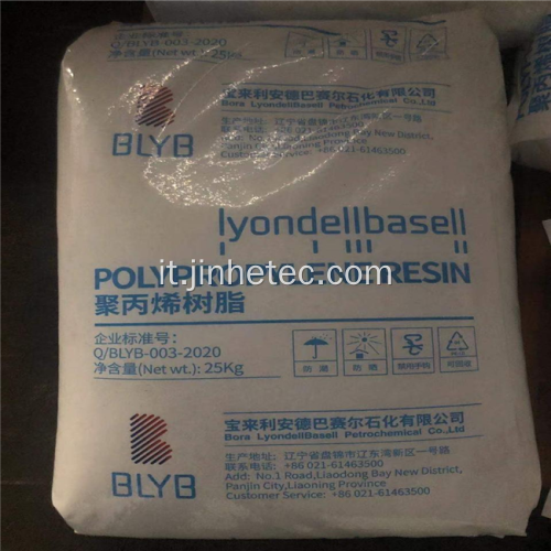 Resina in polipropilene Lyondell Baselly HP550JB